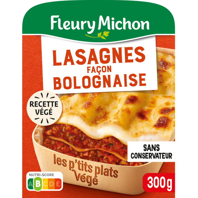 Lasagnes Végé Bolognaise