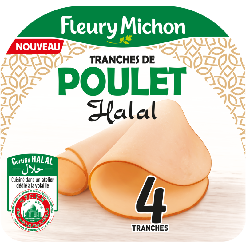 Tranches de Poulet Halal